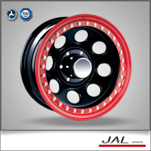 Red Lip Modular Black 4x4 Rodas Jantes Roda de Roda para Sport Utility